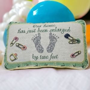 Tapestry New Baby Home Throw Pillow Colorful Decorative Accent